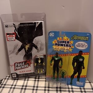 DC Page Punchers Black Adam and Green Lantern Figures